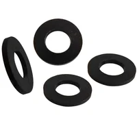 Arandela Nylon Negro 1/4 2 Undidades Fixser