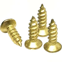 Tornillo Madera Cabeza Plana Ph Oro # 2 X # 3/8" (4U)