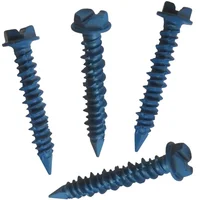 Tornillo Concreto Cabeza Hexagonal Azul 3/16" X 3-1/4" (4U)