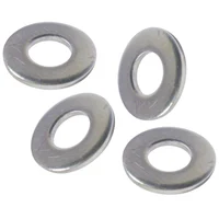 Arandela Plana Mm Zinc M4 4 Unidades Fixser