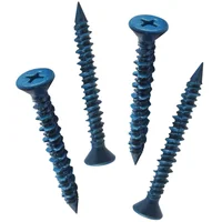Tornillo Concreto Cabeza Plana Azul 3/16" X 3-1/4" (4U)
