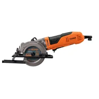 Sierra Circular Eléctrica 4.1/2 Pulgadas Truper 750 W 5.000 RPM Capacidad Corte 45° y 90° Industrial 100123