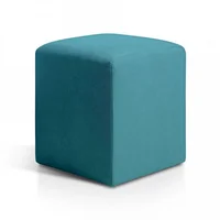 Puff Butaco Auxiliar  Individual Turquesa