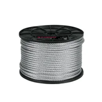 Guaya De Acero 7 X 7 Hilos De 75 M, 6 Mm, Carga 2.240 Kg