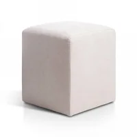 Puff Butaco Auxiliar  Individual Beige