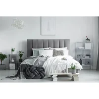 Cabecero Paneles Cama King - Gris