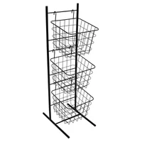 Organizadora Multiestante Metal 3 Niveles Negro