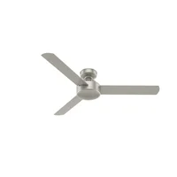 Ventilador De Techo Industrial Sin Luz 3 Aspas 4498 CFM Níquel Hunter Fan