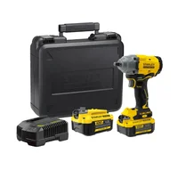 Llave de Impacto 20V Brushless 1/2 Pulgada 2 Baterías 4Ah Stanley