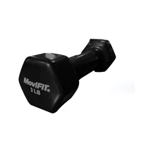 Mancuerna Hexagonal Recubierta En Vinilo Movifit 3 Lbs