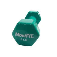 Mancuerna Hexagonal Recubierta En Vinilo Movifit 8 Lbs