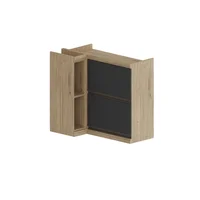 Gabinete Cocina Mdp 48X87 2 Puertas 2 Nichos Gris