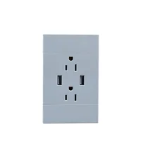 Toma Doble + 2 Puertos Usb2.1A Carga Rápida Border & Nbsp;