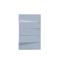 Interruptor Triple Border Blanco