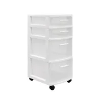 Gavetero Organizador 4 Niveles Blanco Multiusos Mq