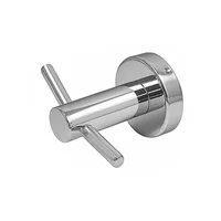 Perchero 2 Servicios Base Redonda Acero Inox 304 Hc