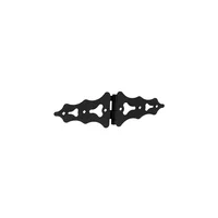 Bisagra en S Ornamental Negra de 15.24 cm