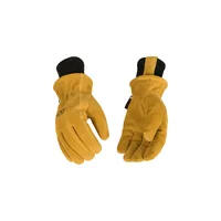 Guantes de Cuero Kinco L con Pulgar Keystone y Puño de Tejido Ajustado