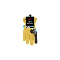 Guantes de Cuero de Búfalo Kinco 387P L con Puño Elástico y Pulgar Keystone