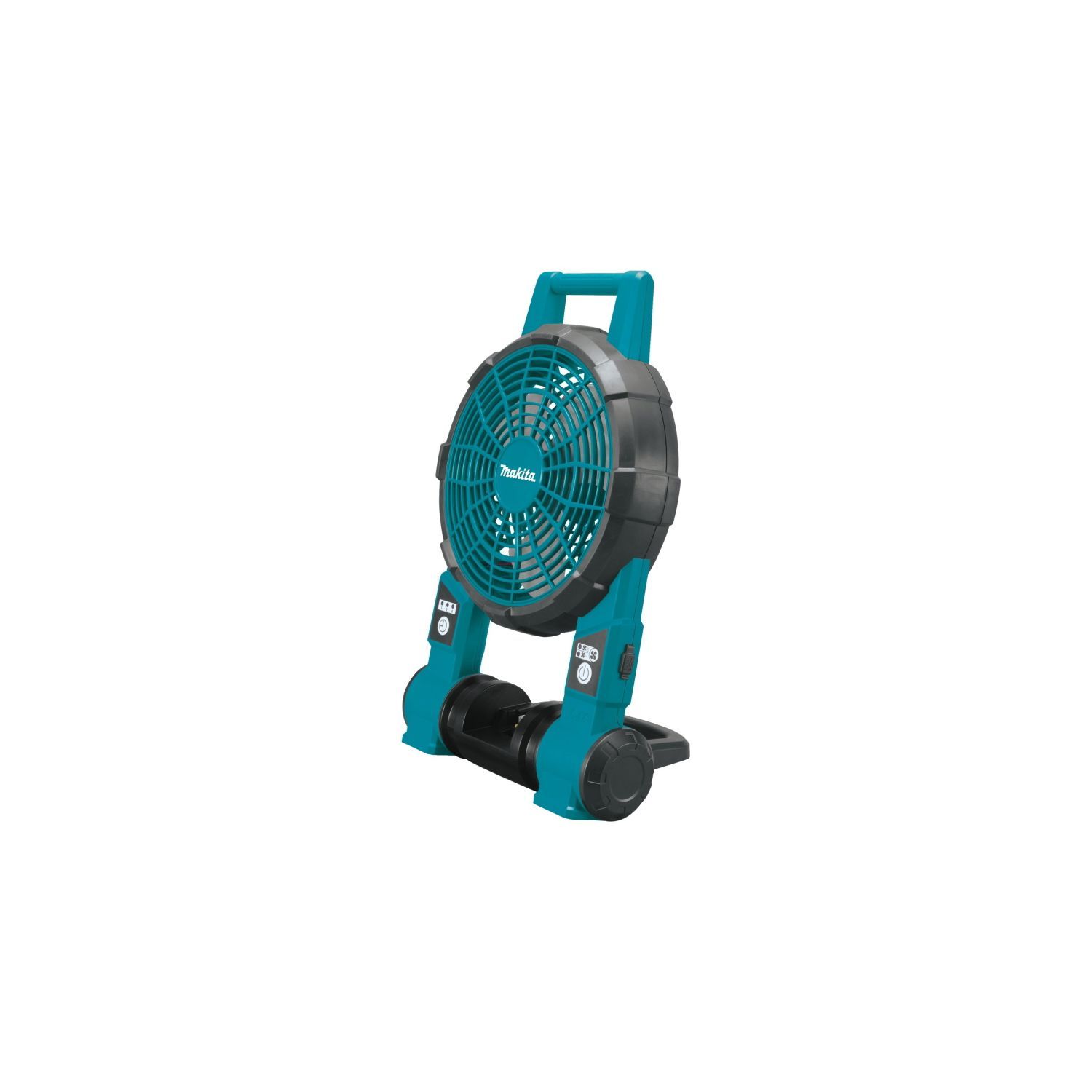 🌀 Ventilador Portátil Inalámbrico Para Baterías Makita 18V – 3 Velocidades, Mando A Distancia, Giro 90-180° – Azul