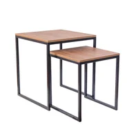 Mesas Auxiliar Kadis Juego X3 Mesas 50X50X55cm
