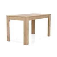 Mesa de Comedor 6 Puestos Voru 77X138X76 Duna