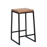 Banco Bar Kapi 33X33X60 Acero Negro