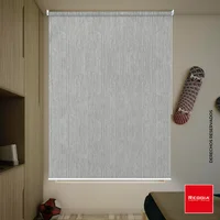 Cortina Enrollable Blackout Texturizado 180x220 cm Gris