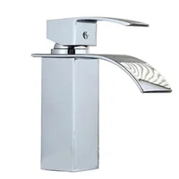 Grifería Monocontrol Lavamanos Cascada Cromada Consumo 10 l/min