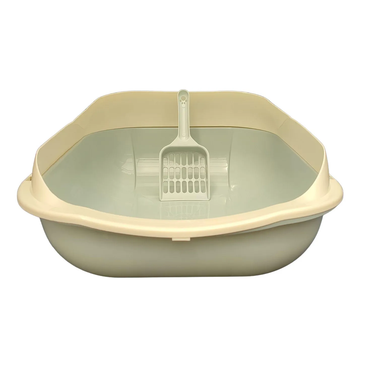 Bandeja gatos con pala 47x39x19cm pqn gris bp 250 pet center 3