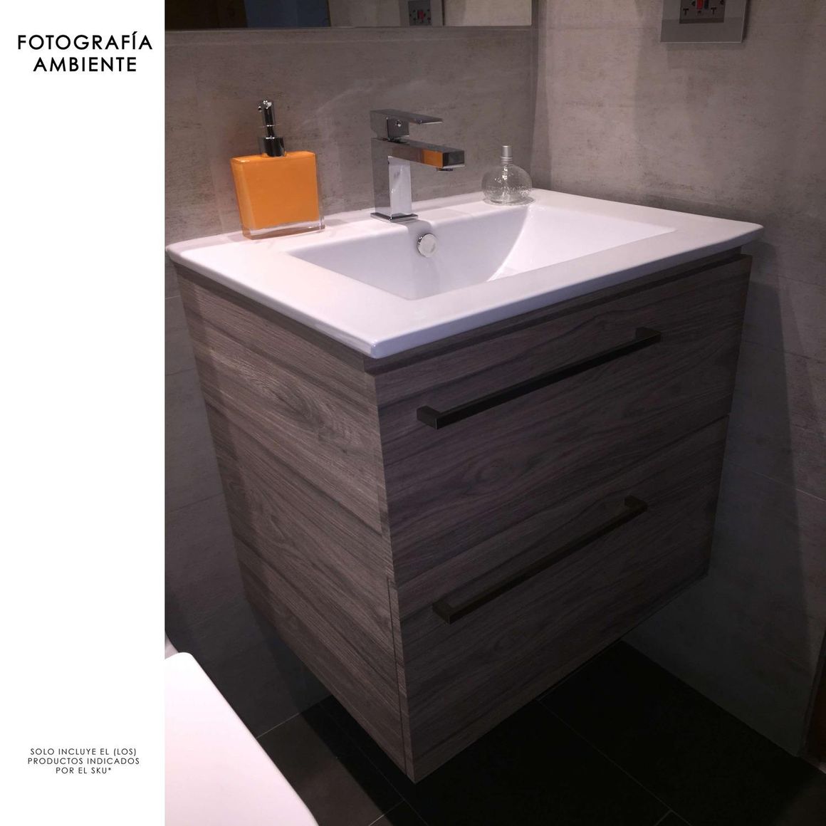 Kit Lavamanos Incrustar Farzi 50X46+Desague - Homecenter.com.co