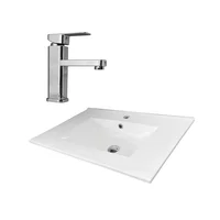 Kit  lavamanos incrustar farzi 70x46+griferia
