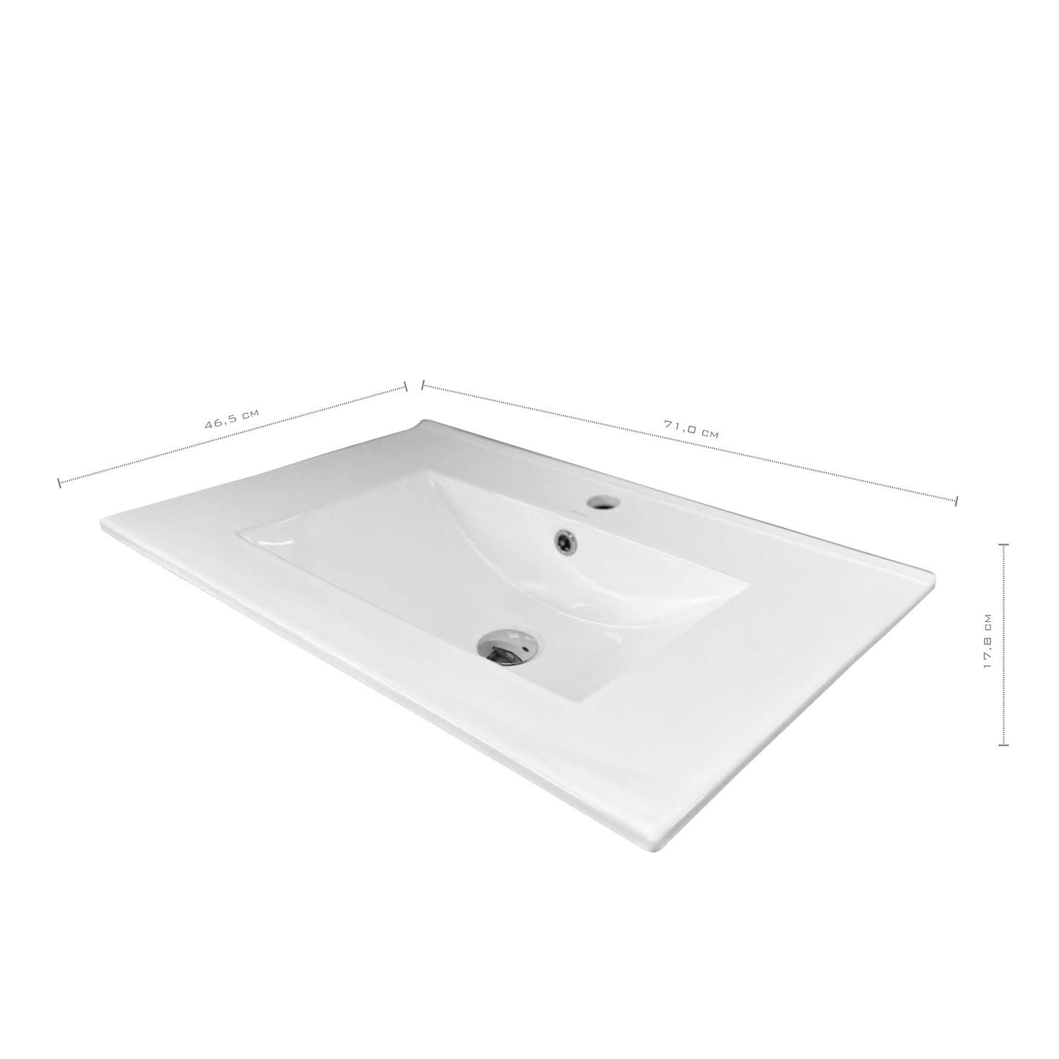 Kit lavamanos incr farzi 70x46+griferia+desague - Homecenter.com.co