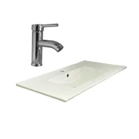 Kit lavamanos incrustar farzi 90x46+griferia