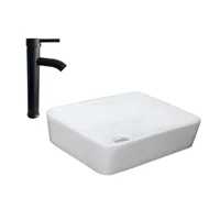 Kit Lavamanos Vessel Elegant+Grifería Mezclador