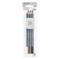Juego Lapiz Winsor Studio Carboncillo x 4 Rf 0490009