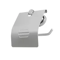 Porta Rollo Para Baños Cuerpo En Aluminio Acabado Cromado Brillante