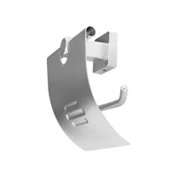 Porta Rollo Base Cuadrada Ideal Para Baños Cuerpo En Aluminio Acabado Cromado Brillante