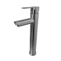 Grifería Lavamanos Inox Alto Moder Consumo 7.3 l/min