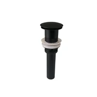 Desague Push Negro Mate Sin Rebose