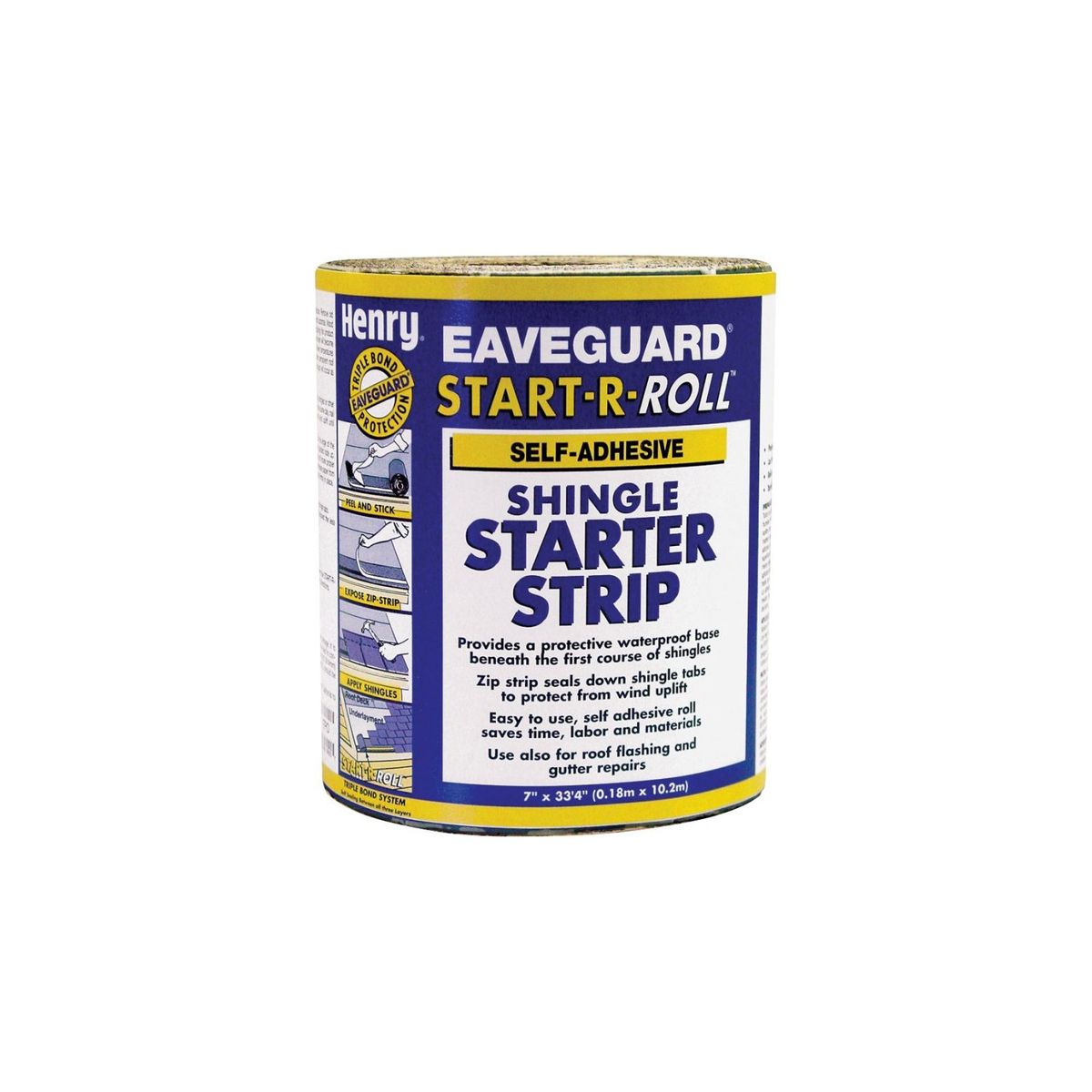EAVEGUARD - Base para Tejas 17.78 cm X 10.14 M