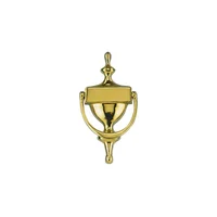 Aldaba Tradicional Para Puerta En Latón Brillante De Alta Resistencia
