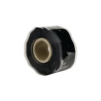 Cinta de Silicona Color Negro de 2.54 cm X 3.65 M