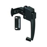 Pestillo con Botón Pulsador 4.44 cm Negro