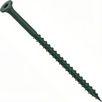 Tornillo Autoperforado para Madera Mando Estrella N. 10 X 8.89 cm Verde