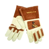 Guantes Forney Hombre XL Soldadura con Refuerzo en Pulgar y Puño Largo