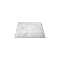 Panel Fasade Tradicional PVC Blanco Mate Diseño Clásico Y Versátil