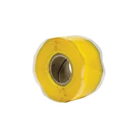 Cinta de Silicona Color Amarillo de 2.54 cm X 3.65 M