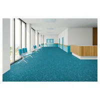 Piso Vinilo Homogeneo Turquesa Rollo 10m2