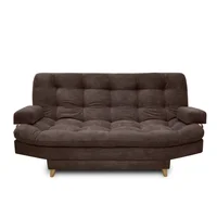 Sofá Cama Lux Tela Café 100X60X185
